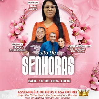 CULTO DE SENHORAS